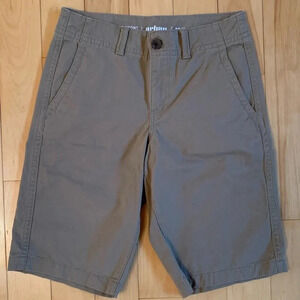 URBAN PIPELINE Mens Khaki Shorts 29 Dark Khaki Twill Flat Front 100% Cotton